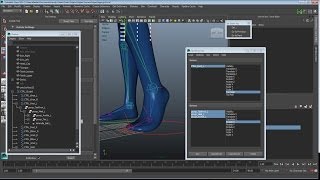 Maya Rigging 5 Foot Roll set up and Set Driven Keys [upl. by Kilgore]