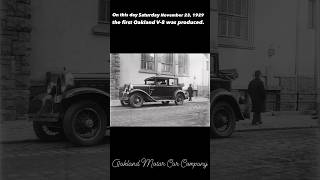 ON THIS DAY NOVEMBER 23 automobilelover oakland pontiac generalmotors gm gmhistory carhistory [upl. by Nostaw]