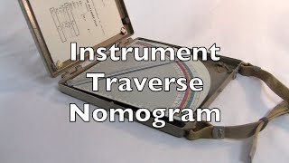 Instrument Traverse Nomogram номограмма инструментального хода Review  HowTo [upl. by Eilsew]