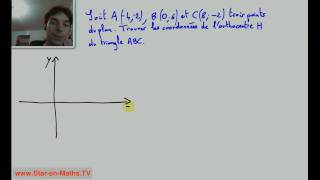 1ère S Orthocentre dun triangle [upl. by Annasiul]
