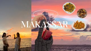 makassar vlog  back to my hometown for chinese new year what to eat beautiful sunset 🩵 [upl. by Edras594]