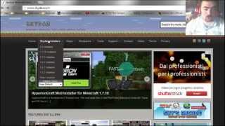 Minecraft Skydaz  Installare le Mod facilmente   Tutorial [upl. by Rothberg]