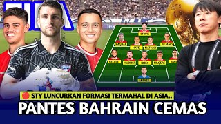 SEMUA GIRANG MELIHAT INI FORMASI TIMNAS INDONESIA VS BAHRAIN ROUND KE 3 PIALA DUNIA 2026 [upl. by Naujek482]