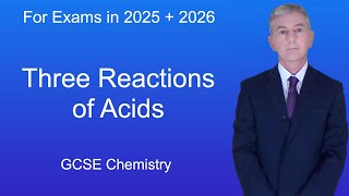 GCSE Chemistry Revision quotThree Reactions of Acids [upl. by Hgielar]