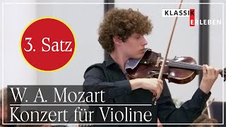 W A Mozart  Konzert für Violine und Orchester KV 219 ADur  3 Satz  Felix Herold [upl. by Templeton]