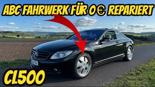 ABC FAHRWERK KOSTENLOS REPARIERT Ventilblock ausgebaut  Mercedes CL 500 C216 Projekt [upl. by Enomes443]