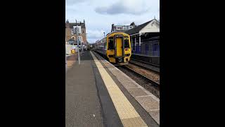 Scotrail Class 158704 departing Broughty Ferry for Arbroath operating 2L55 [upl. by Thaxter]