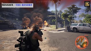 Mission  The Resort in Wildlands 4K Ultra Settings gameplay No commentary  ghostrecon wildlands [upl. by Amron]