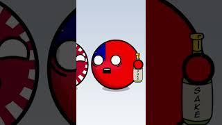 Japan Mocks Korea countryballs [upl. by Hairakcaz]