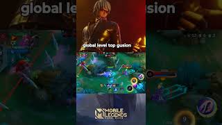 gusion one shot freestyle  gusion mobilelegends mlbb virelshort trending shorts chou [upl. by Huba]