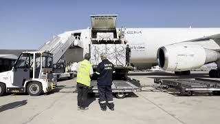 UAE relief planes land in Beirut [upl. by Anemolihp]