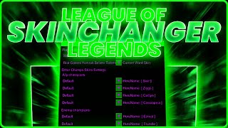 LEAGUE OF LEGENDS SKINCHANGER 💖 BEST SKIN CHACNGER  Link In Desc [upl. by Akcimehs545]