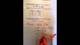 Calculating the enthalpy change of a reaction [upl. by Tay]