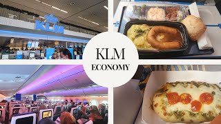 KLM 787 10 Economy Class Flight Report Amsterdam Chicago [upl. by Gaudet139]