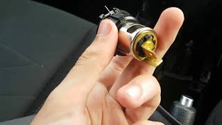 HOW TO REPLACE CAR CIGARETTE LIGHTER 12V QUICK AND EASY IN ANY CAR 2018 [upl. by Essilem]