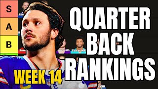 Top 18 Quarterback Rankings For Week 14 Fantasy Football [upl. by Chadwick]