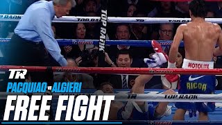 Manny Pacquiao Drops Algieri 6 Times in 1 Fight  Manny Pacquiao vs Chris Algieri  FREE FIGHT [upl. by Notnel448]