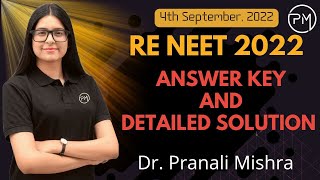 Re NEET 2022 Question Paper Detailed Analysis and Solution  Dr Pranali Mishra neet [upl. by Leinadnhoj]