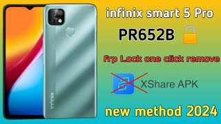 Infinix Smart 5 Pro PR652B Frp Lock Remove One Click Android 11 [upl. by Ima]