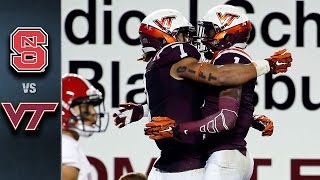 NC State vs Virginia Tech Football Highlights 2015 [upl. by Eldwon]