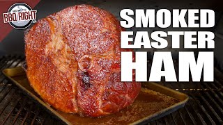 Smoked amp Glazed Easter Ham Recipe [upl. by Oiram]