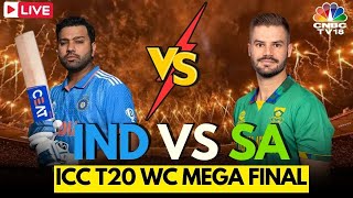 🔴IND Vs SA Final 2024 LIVE Score  T20 World Cup Final  India Vs South Africa Live Streaming  N18L [upl. by Kaspar]