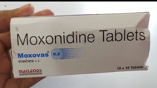 Moxovas 02 Tablet  Moxonidine Tablets  Moxovas 02mg Tablet Uses Side effects benefits dosage [upl. by Lucy]