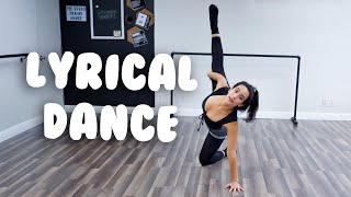 Beginner Lyrical Dance with trainwithkendall [upl. by Darsie734]