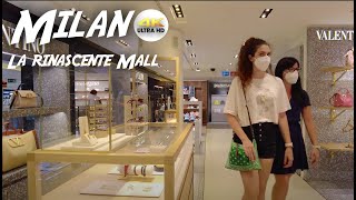 Walking inside The Most Expensive Shopping Mall in Italy  La Rinascente Mall Tour 4K 60fps [upl. by Ellison]