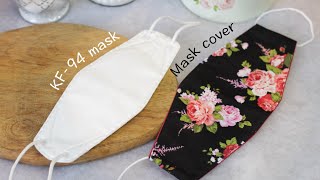 KF94 Surgical Mask Cover Sewing Tutorial  3D Mask Cover [upl. by Eicaj]