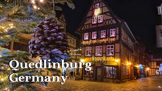 Quedlinburger Weihnachtsmarkt  Quedlinburg im Harz  Quedlinburg im Harz mit Stadtrundgang [upl. by Rapsag]