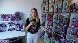 Monster High  Room TourCollection Update 2021 💀 [upl. by Aicilanna]