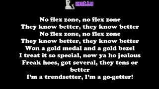 Rae Sremmurd  No flex zone Official Lyrics [upl. by Jedd241]