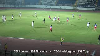 LIVE  FRF  Liga 3  CSM Unirea Alba Iulia vs CSO Metalurgistul Cugir  Repriza 1 [upl. by Erdreid433]