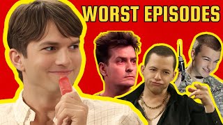 10 Worst Episodes Of Two And A Half Men [upl. by Mharba]