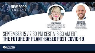 New Food Conference webinar Heather Mills on the future of plantbased food [upl. by Alikee786]