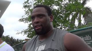 Jelani Hamilton  Spring Practice Feb 28 [upl. by Gardie303]