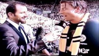 Weidenfeller Interview  we have a grandios saison gespielt OTon [upl. by Ahsinut]