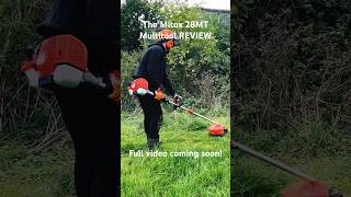 Testing the strimmer attachment of The fantastic Mitox Multitool mitox trimmer gardening grass [upl. by Trimmer]