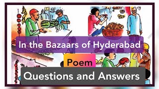 In the bazaars of Hyderabad  Questions and Answers saadhanatelugumediumlesson9210 [upl. by Min]