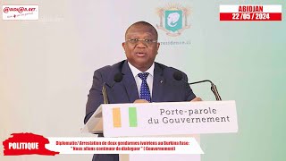 Faux diplômes au concours des Douanes les contrôles vont se poursuivre gouvernement [upl. by Ayotna]