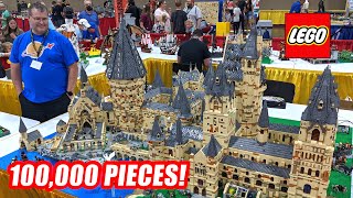 Huge LEGO Harry Potter Hogwarts with 100000 Pieces [upl. by Patricia]