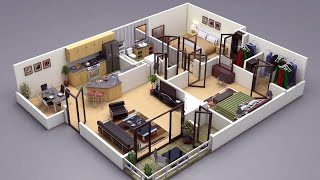 Modern 3D house plan designs 2020  Interior Decor Designs [upl. by Nesnej28]