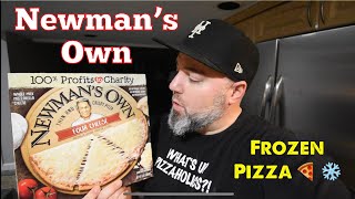 Frozen Pizza review PAUL NEWMAN’S OWN 4 CHEESE 🧀 [upl. by Robson70]