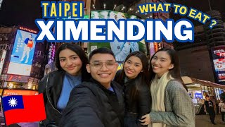 Taiwan Vlog 🇹🇼 XIMENDING foodtrip pasalubong shopping night market  Travel guide 2024 [upl. by Atig307]