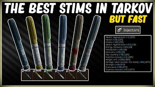 The Best Stims In Tarkov But Fast  EFT Stimulant Injectors  Morphine Propital SJ6 eTGcharge 1211 [upl. by Euqinu]