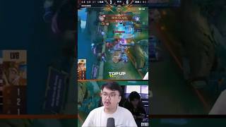 Reaksi mas Ade liat rrq RINZ pake Kadita mode lemon di game 3 mobilelegends mlbb [upl. by Eneja]