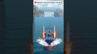 JL1 Chinas nuclear ballistic missile Launch modernwarships shorts short youtubeshorts [upl. by Ybhsa526]