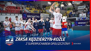 SUPERPUCHAR OPOLSZCZYZNY  ZAKSA pokonuje PSG Stal Nysę [upl. by Nomael]