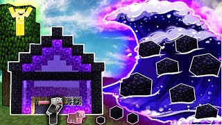 THỬ THÁCH SÓNG THẦN OBSIDIAN VÀ XÂY NHÀ HẮC DIỆN THẠCH TRONG MCPE  Thử Thách SlenderMan [upl. by Airot]